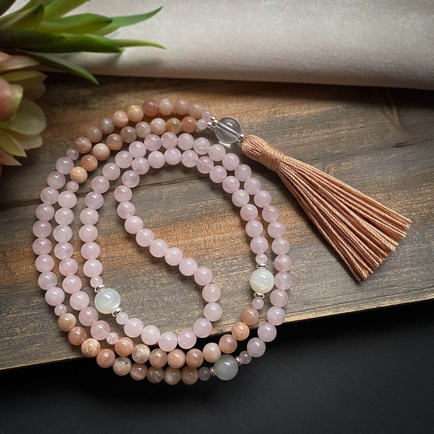 Love Mala - Rose Quartz & Moonstone