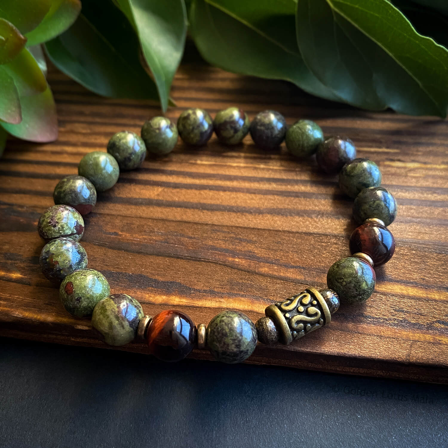 Amazon.com: Dragon Blood Jasper 8mm Beads Bracelet Stretch Crystal Reiki  Meditation Healing: Clothing, Shoes & Jewelry