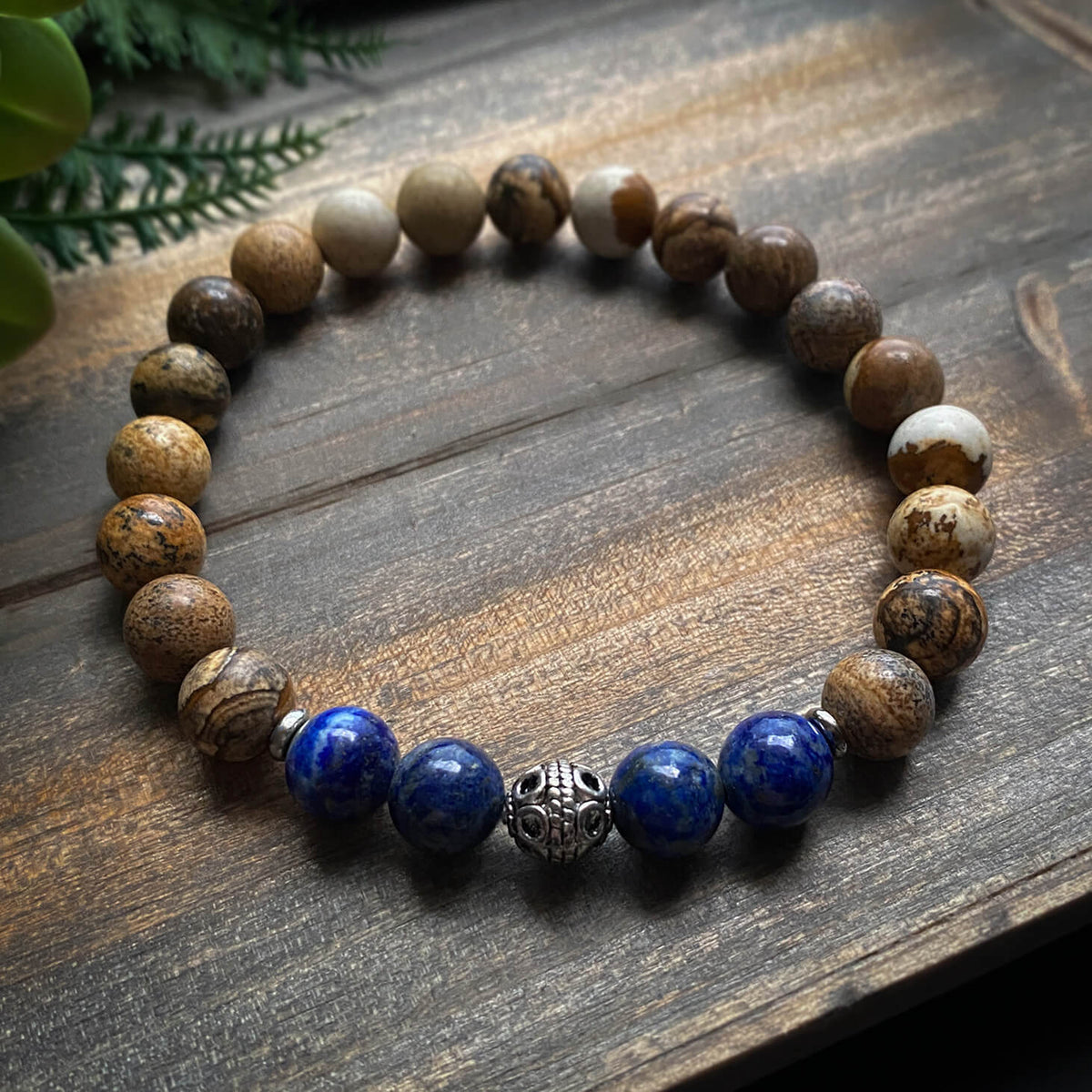 Serenity Bracelet - Jasper &amp; Lapis