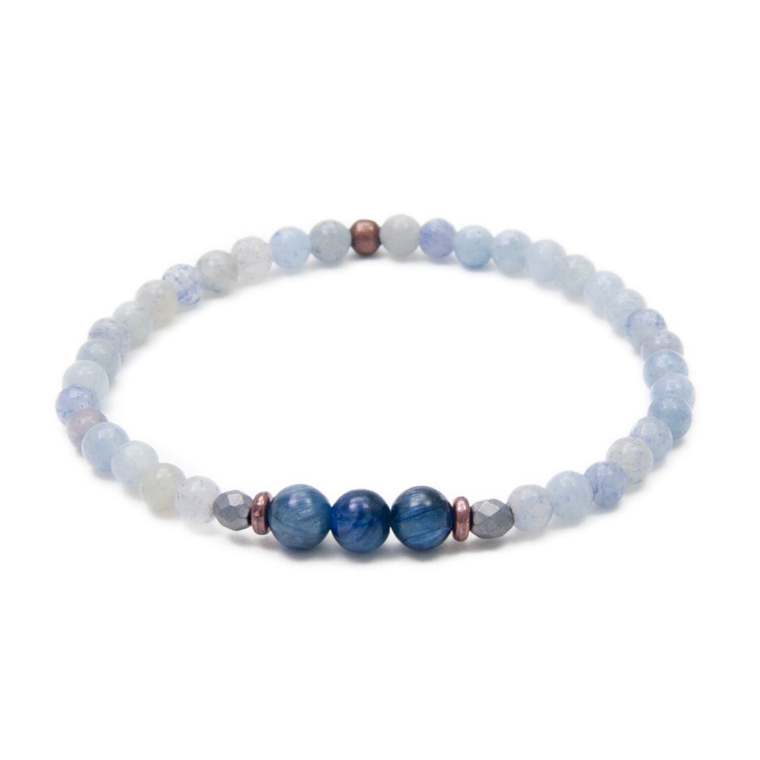 ite-Aventurine-Kyanite-Labradorite Bracelet IV (6mm)