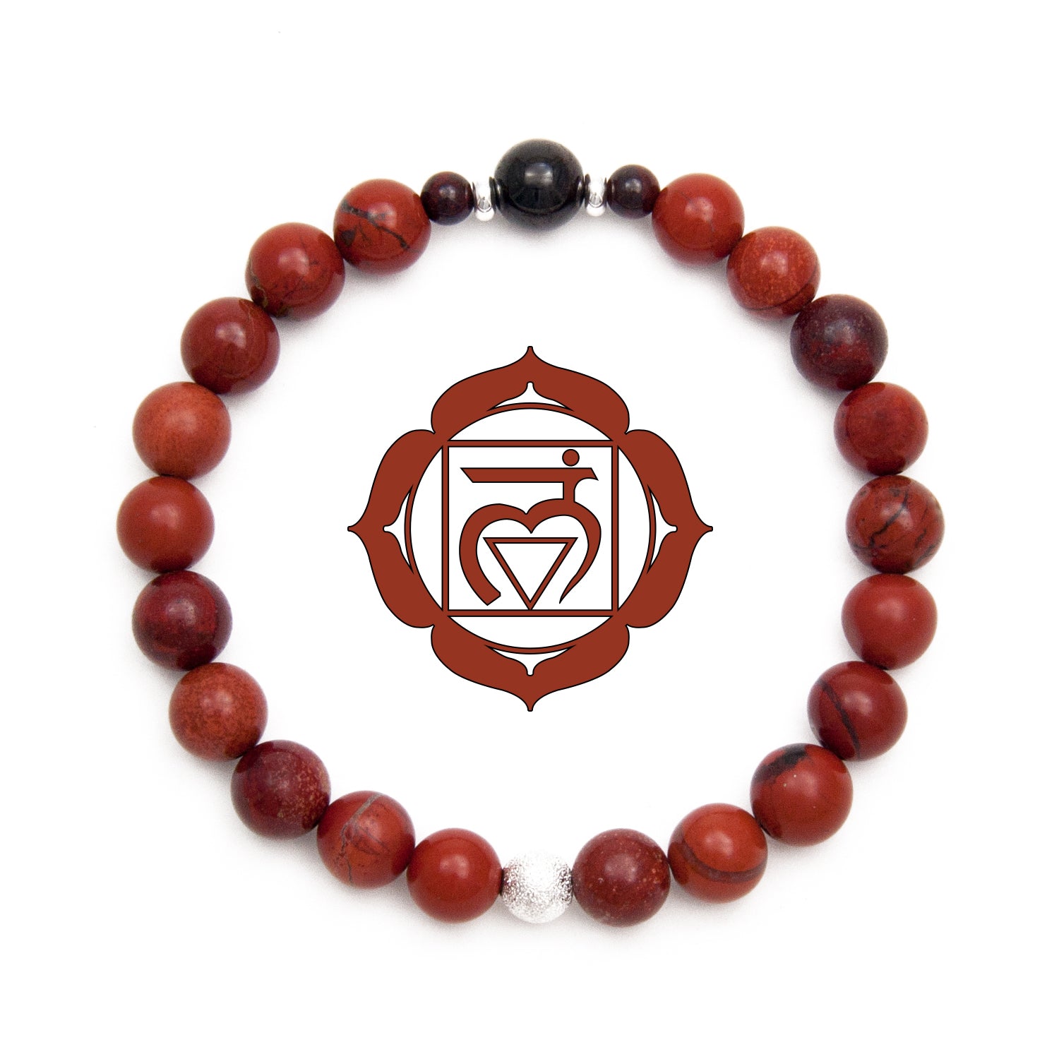 Fashion Chakra Bracelet, Genuine Gemstone, Throat, Root, Sacral, Heart, Third eye, Crown Chakra Beaded Bracelet for Women, Yoga Jewelry