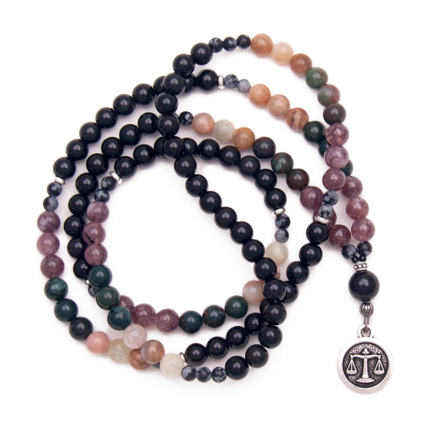 Lepidolite & Crystal Quartz Mala, Necklace, 108, Gold, Lepidolite, selling Crystal Quartz, Mala, Meditate